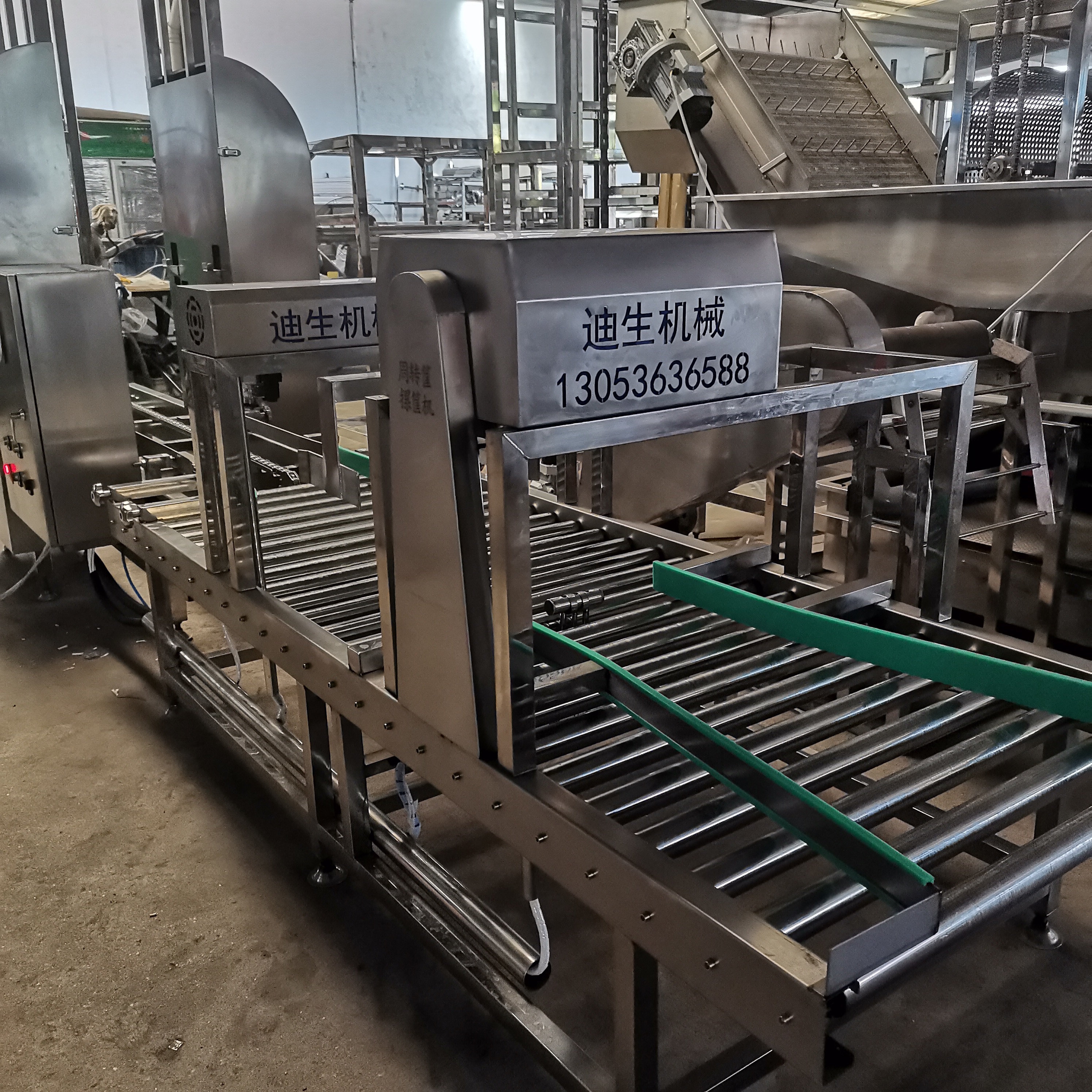 迪生机械——最新款周转箱摞筐机